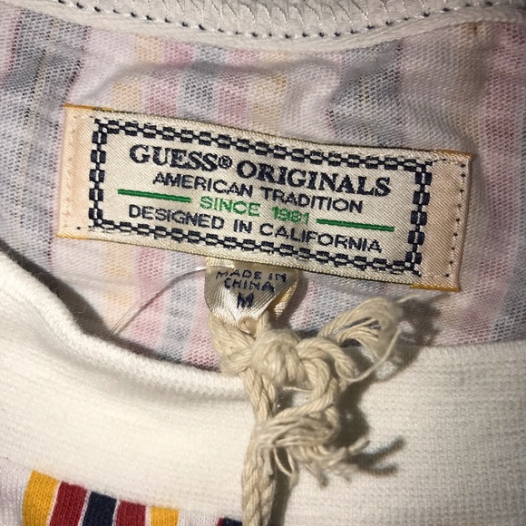 Guess Originals Vertical Stripe Tee Medium Men - Picture 5 of 5